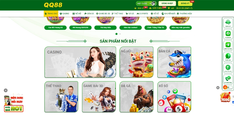 QQ88 10 Các trò chơi "Đỉnh Kout" tại QQ88